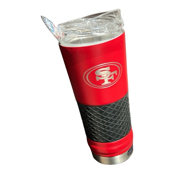 San Francisco 49ers “The Draft” 24oz Stainless Steel Travel Tumbler NWOT - Picture 2 of 7